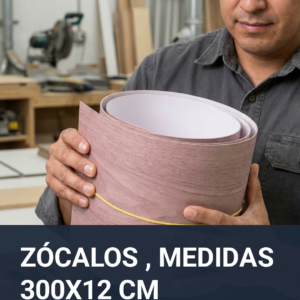 Protege la base de tus muebles. Evita daños por humedad y suciedad. Acabado profesional para cualquier proyecto. Disponible en colores madera, blanco y mármol. Consulta disponibilidad y cotiza por WhatsApp.